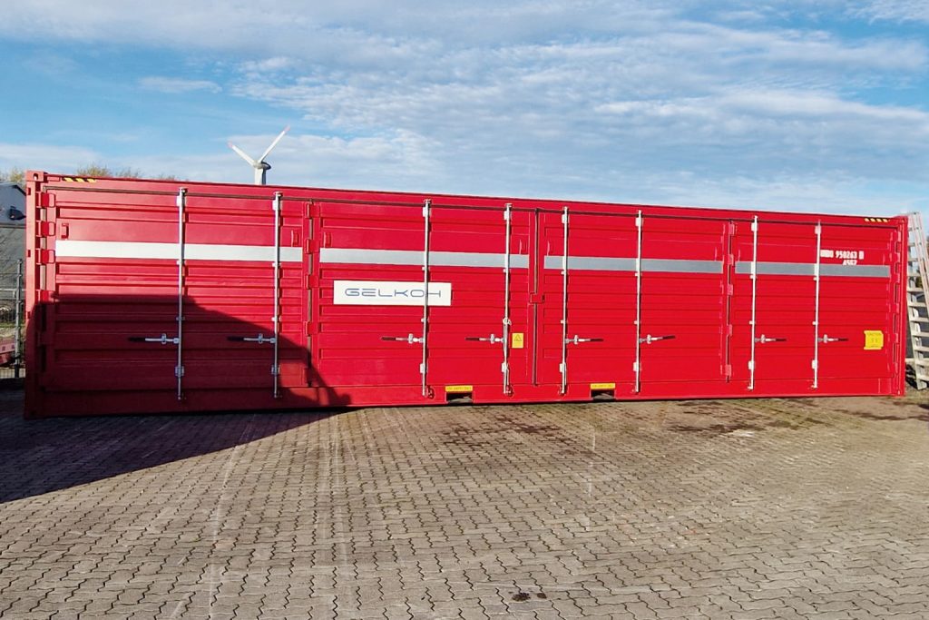 Sicherungscontainer von außen