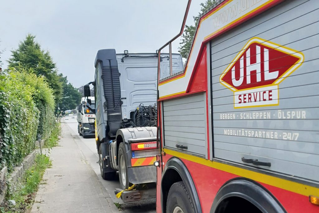 Lkw-Abschleppdienst