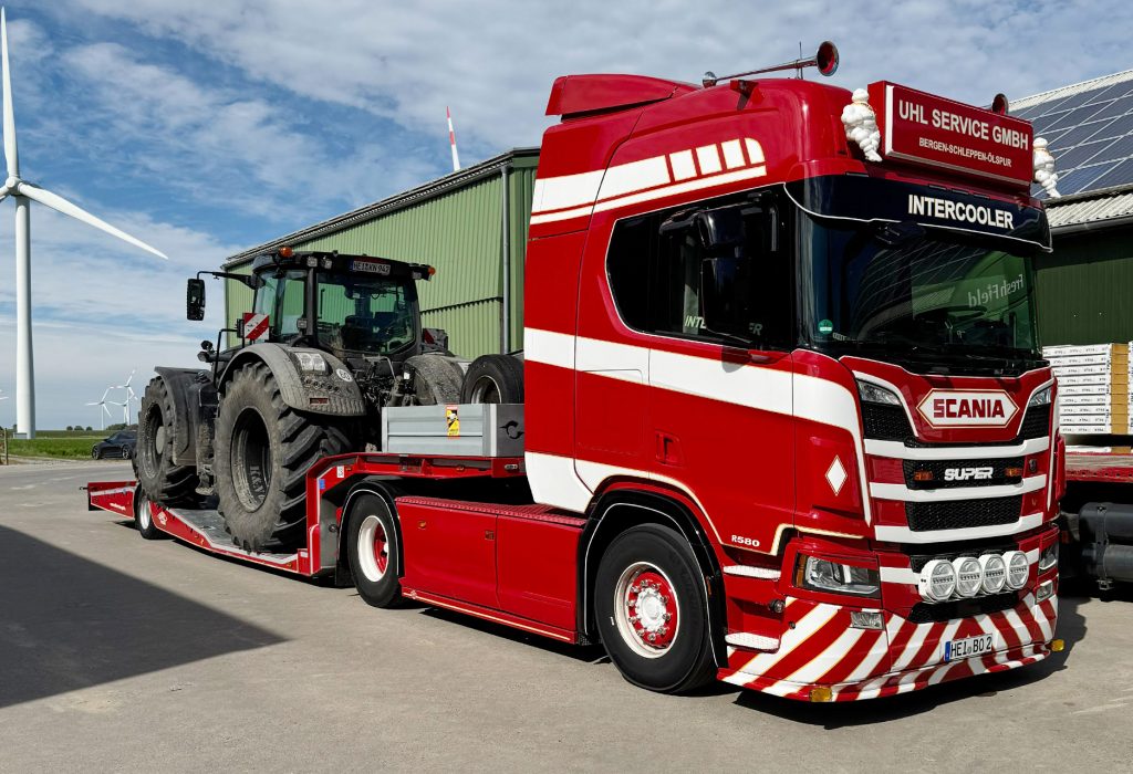 Abschleppen Tieflader