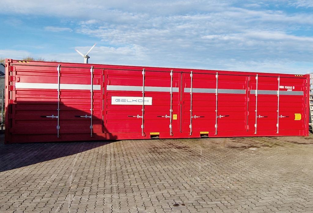Sicherungscontainer von außen